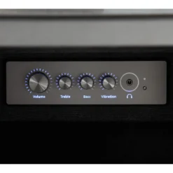 Causeuse inclinable électrique avec appuis-tête ajustables, console et système de son immersif