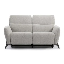 Causeuse électrique inclinable avec appuis-tête ajustables - tissu