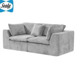 Causeuse modulaire en mousse roulée et compressée Sealy - 2 mcx