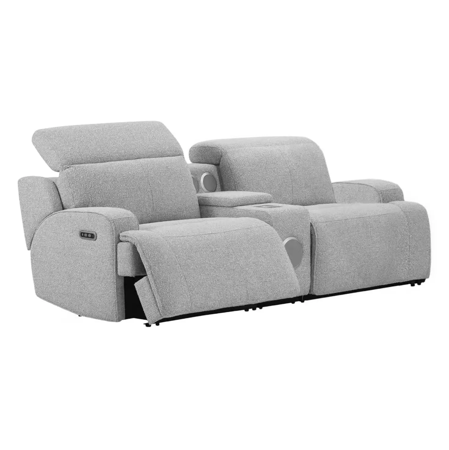 Causeuse modulaire inclinable électrique et console avec système audio intégré - 3 mcx
