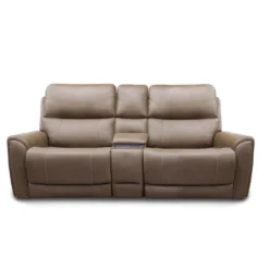 Causeuse modulaire électrique inclinable avec console - 3 mcx