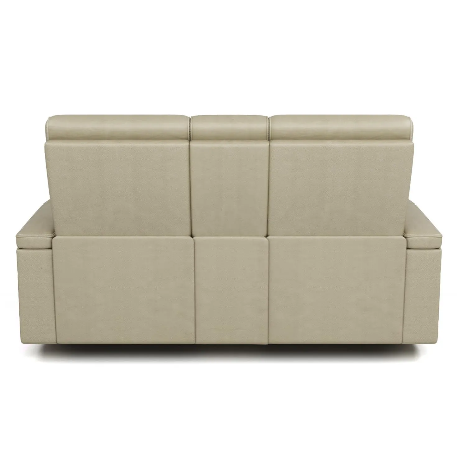 Causeuse modulaire électrique inclinable avec massage, chaleur et console - 3 mcx