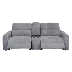 Causeuse modulaire électrique inclinable et console - 3 mcx