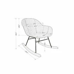 Chaise berçante