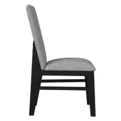 Chaise (boite de 2) - tissu gris