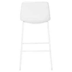 Chaise de bureau - blanc simili-cuir / sureelevee - Monarch