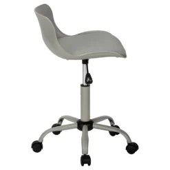 Chaise de bureau - juvénile dossier bas - hauteur réglable - gris - Monarch