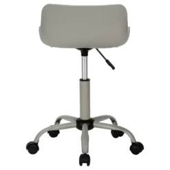 Chaise de bureau - juvénile dossier bas - hauteur réglable - gris - Monarch
