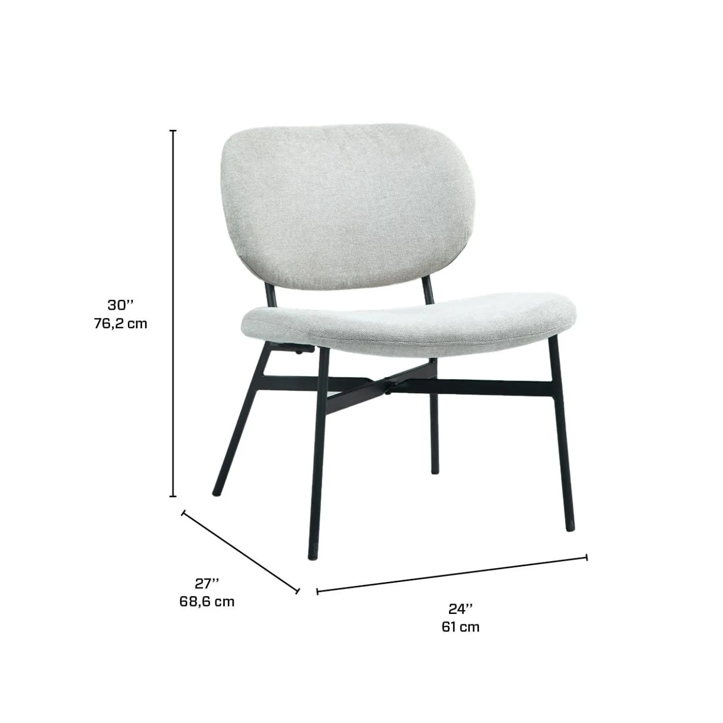 Chaise de salle à manger - beige