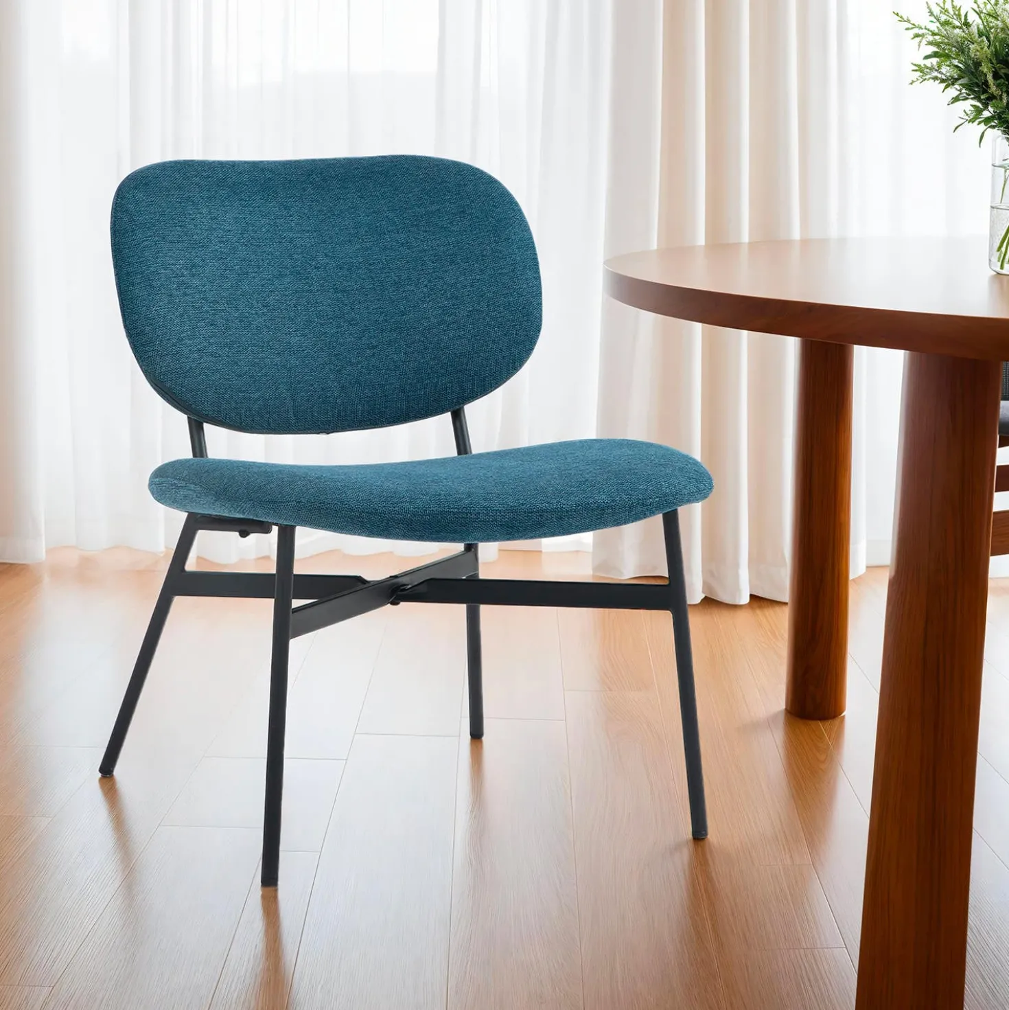 Chaise de salle à manger - bleu