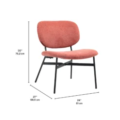 Chaise de salle à manger - coral