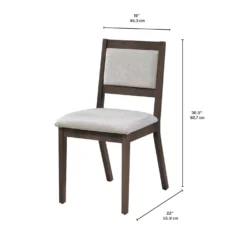 Chaises (bte de 2) - ardoise