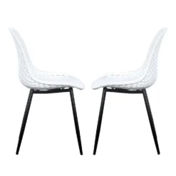 Chaises (bte de 2) - blanc