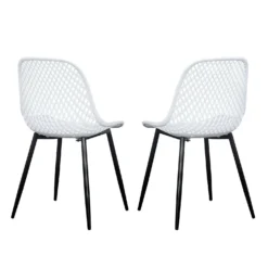 Chaises (bte de 2) - blanc