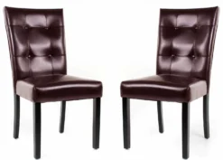 Chaises (bte de 2) - brun