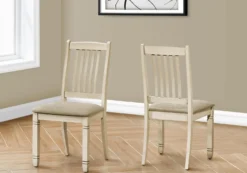 Chaises (bte de 2) - crème - Monarch