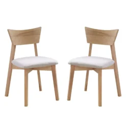 Chaises (bte de 2) - grège