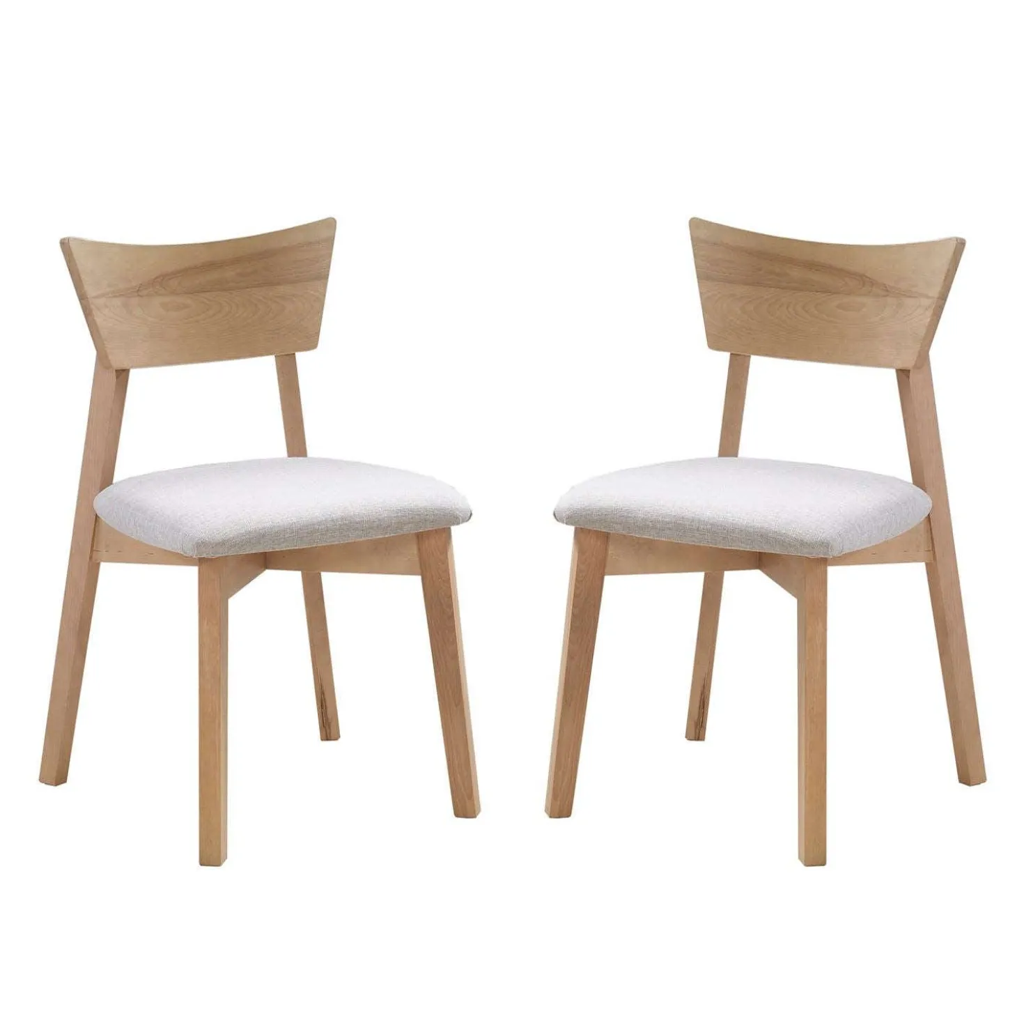 Chaises (bte de 2) - grège