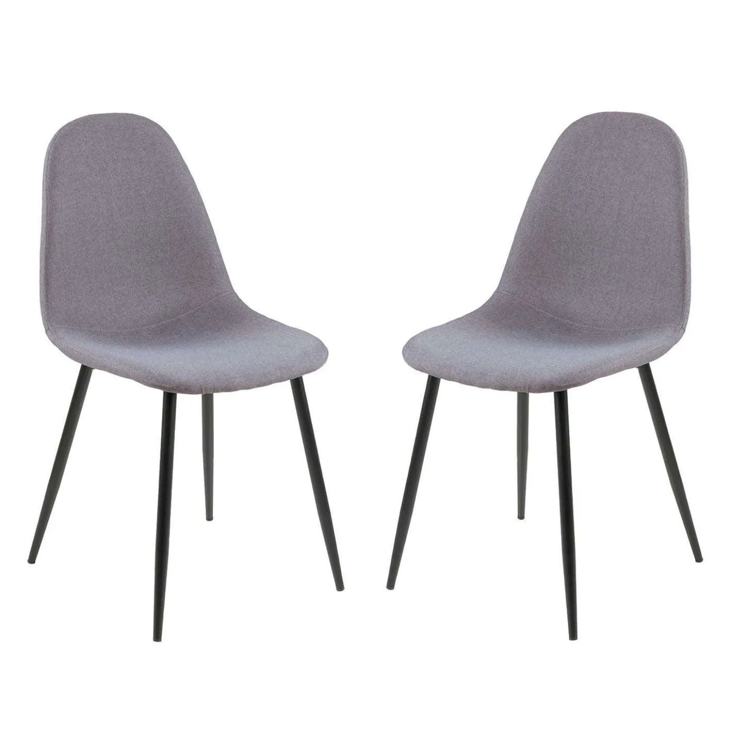 Chaises (bte de 2) - gris