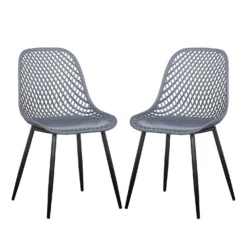 Chaises (bte de 2) - gris