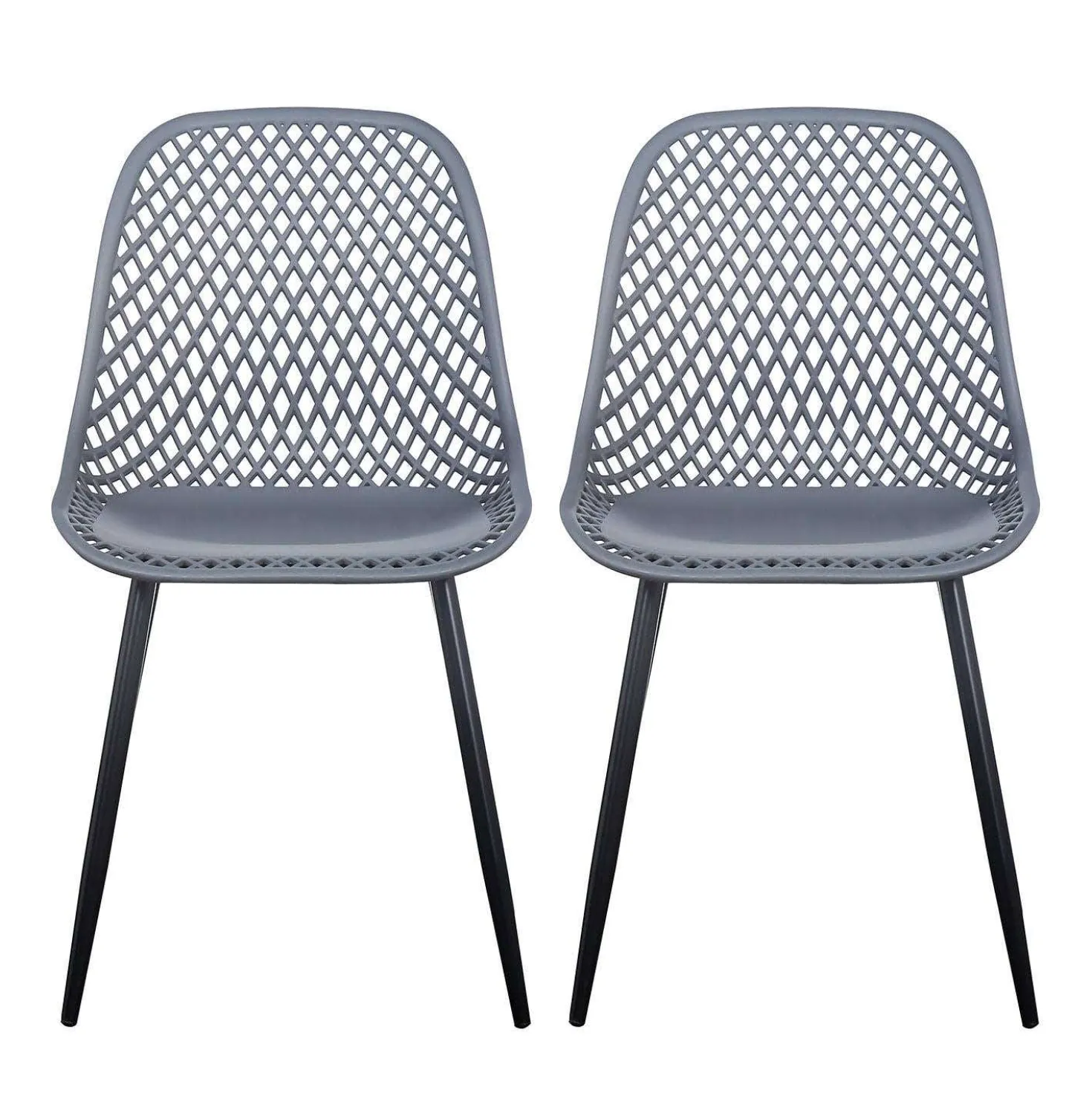 Chaises (bte de 2) - gris