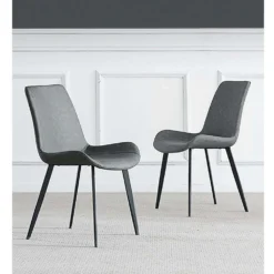 Chaises (bte de 2) - gris