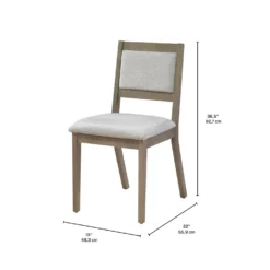 Chaises (bte de 2) - gris