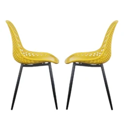 Chaises (bte de 2) - jaune