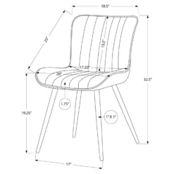 Chaises (bte de 2) - Monarch