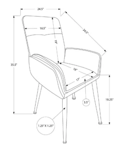Chaises (bte de 2) - Monarch