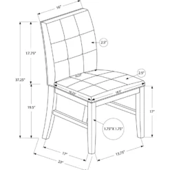 Chaises (bte de 2) - Monarch