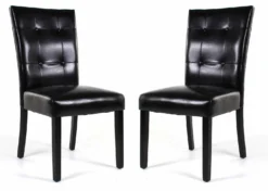 Chaises (bte de 2) - noir