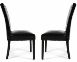 Chaises (bte de 2) - noir