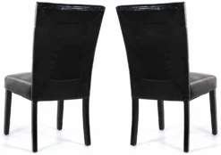 Chaises (bte de 2) - noir