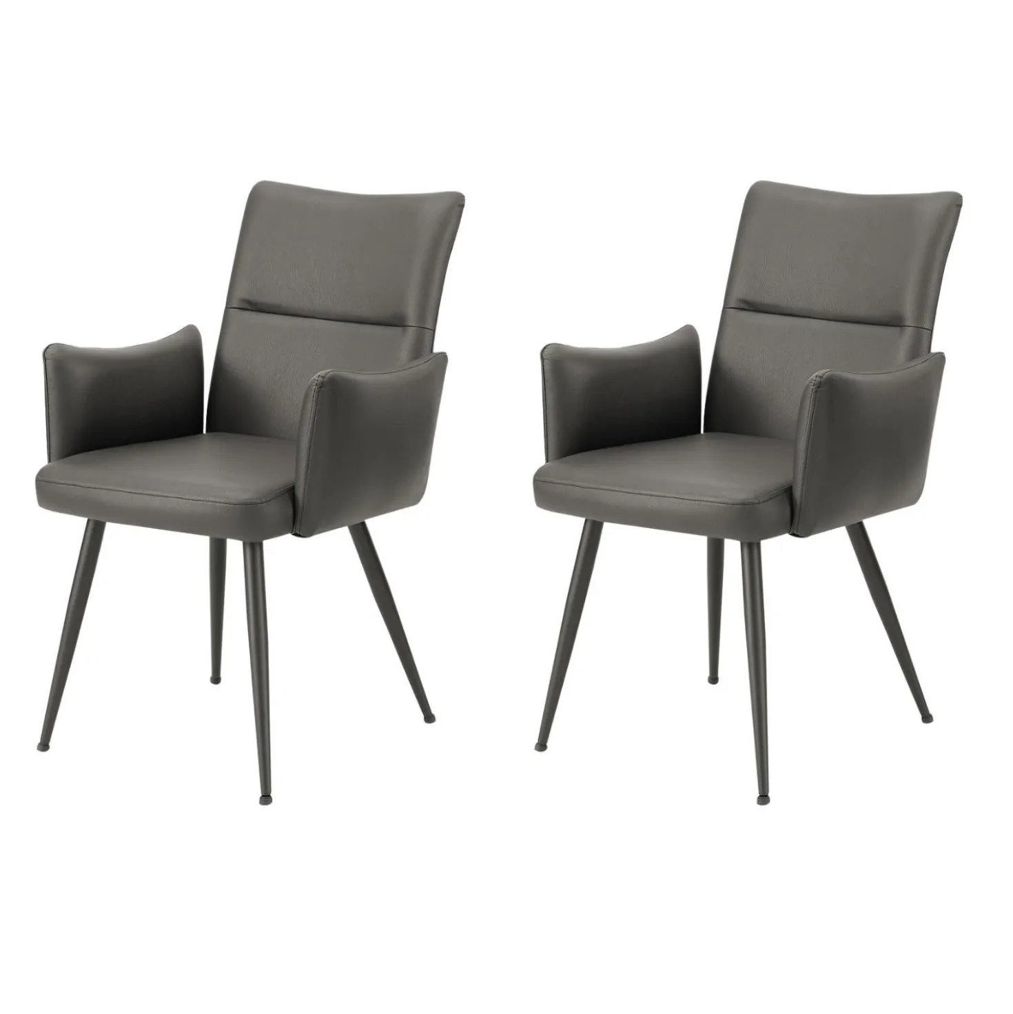 Chaises de cuisine (ensemble de 2) 35 po gris - Monarch - Monarch