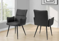 Chaises de cuisine (ensemble de 2) 35 po noir - Monarch - Monarch