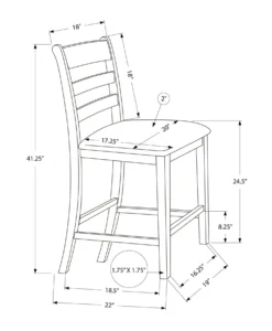 Chaises de salle à manger (boîte de 2) - Monarch