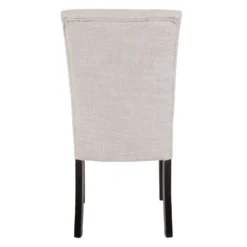 Chaises en tissu (bte de 2) - blanc