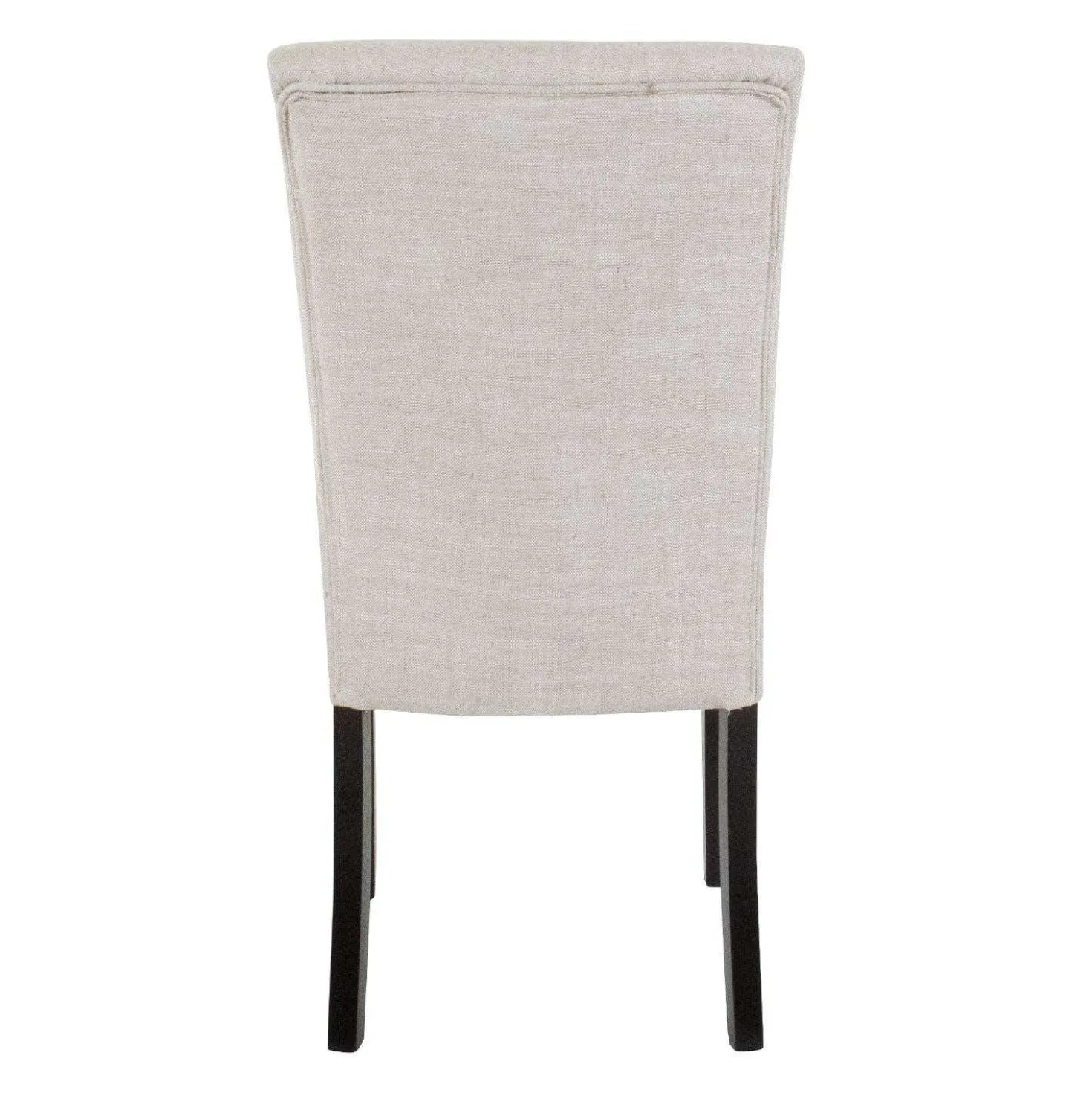 Chaises en tissu (bte de 2) - blanc