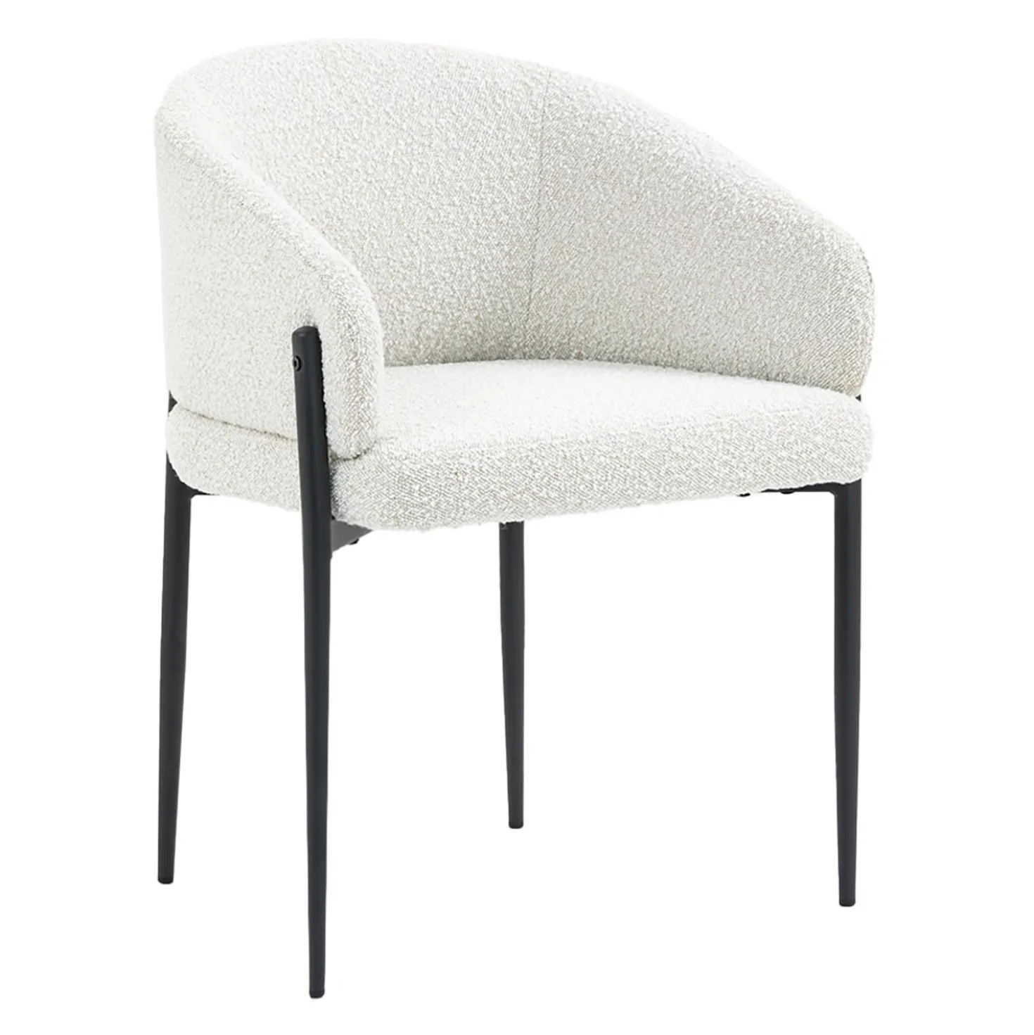 Chaises rembourrées (bte de 2) - blanc