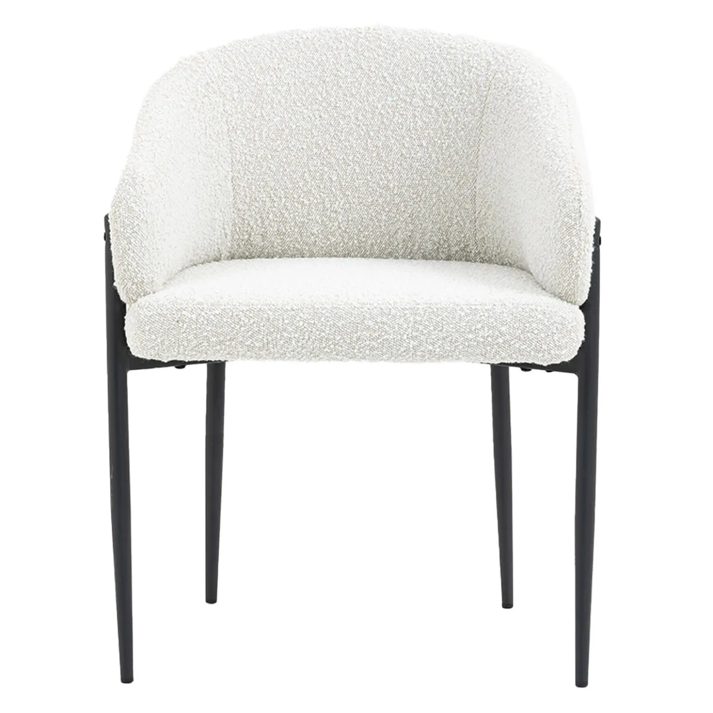Chaises rembourrées (bte de 2) - blanc