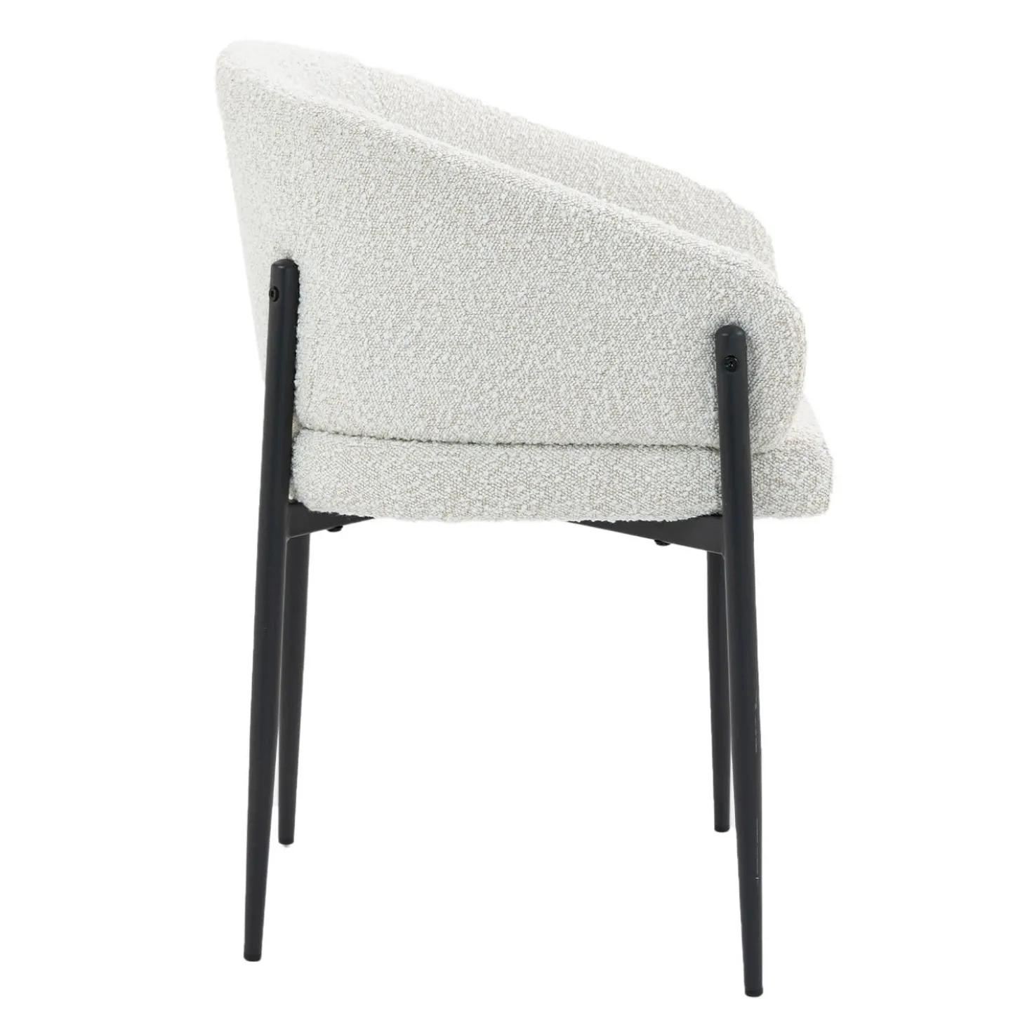 Chaises rembourrées (bte de 2) - blanc