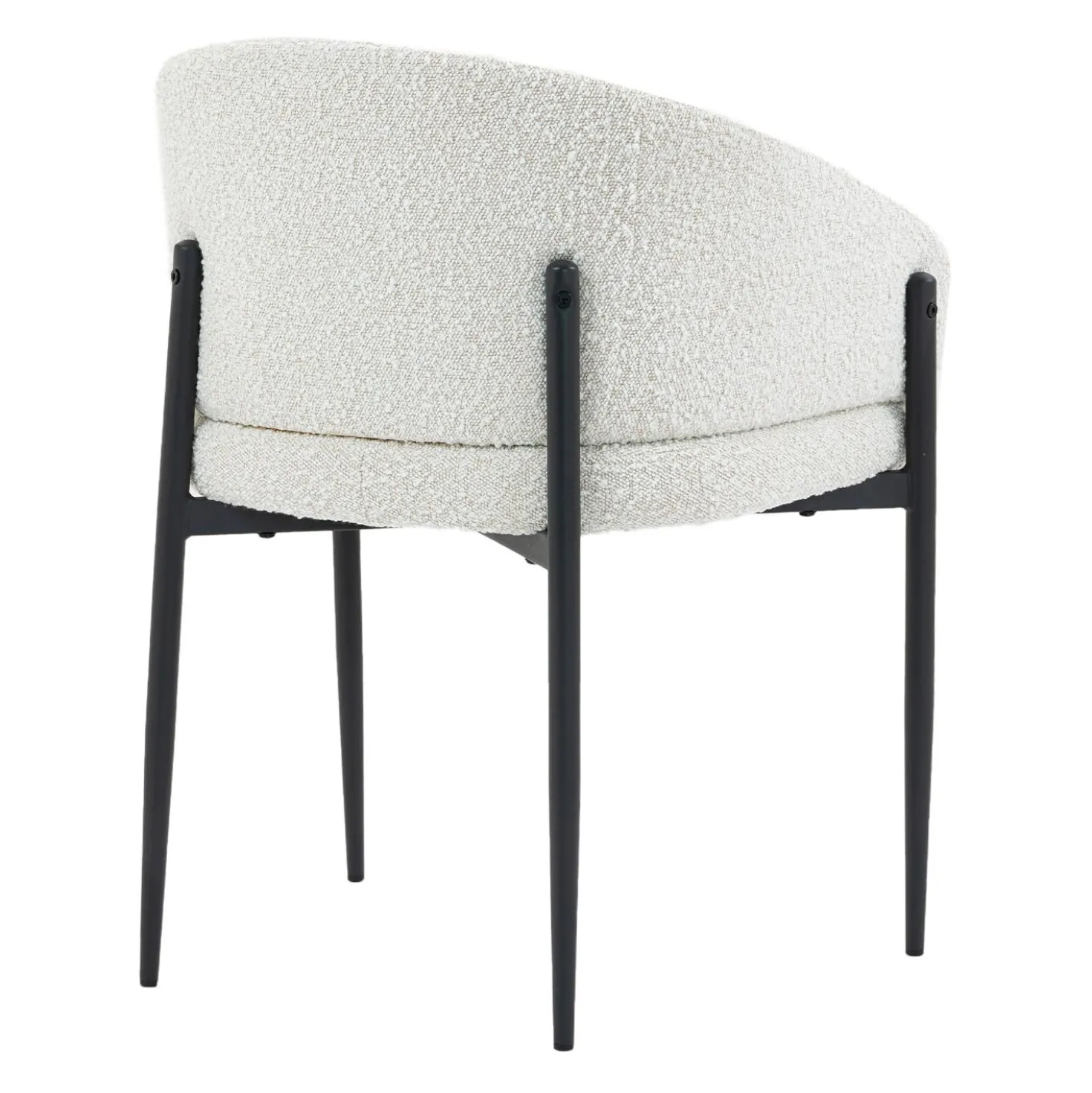 Chaises rembourrées (bte de 2) - blanc