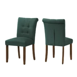 Chaises rembourrées (bte de 2) - bleu - Monarch
