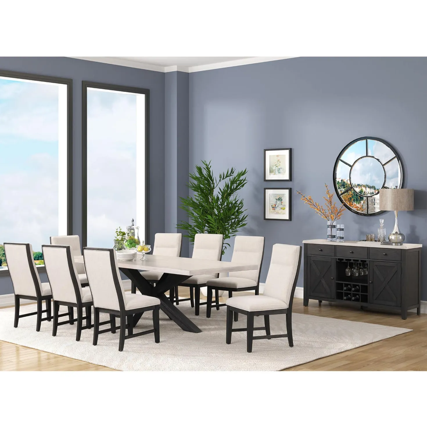 Chaises rembourrées (bte de 2) - Crème