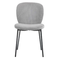 Chaises rembourrées (bte de 2) - gris