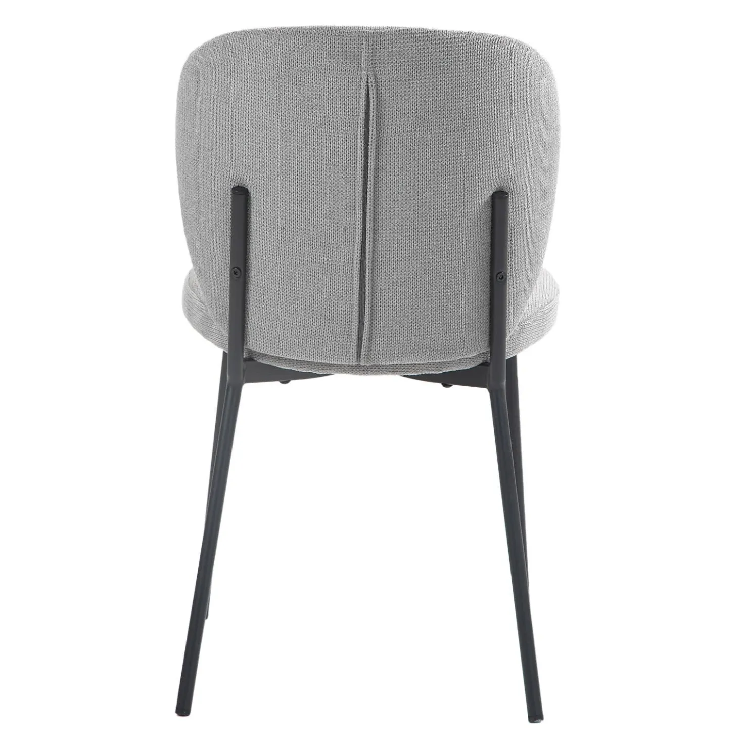 Chaises rembourrées (bte de 2) - gris