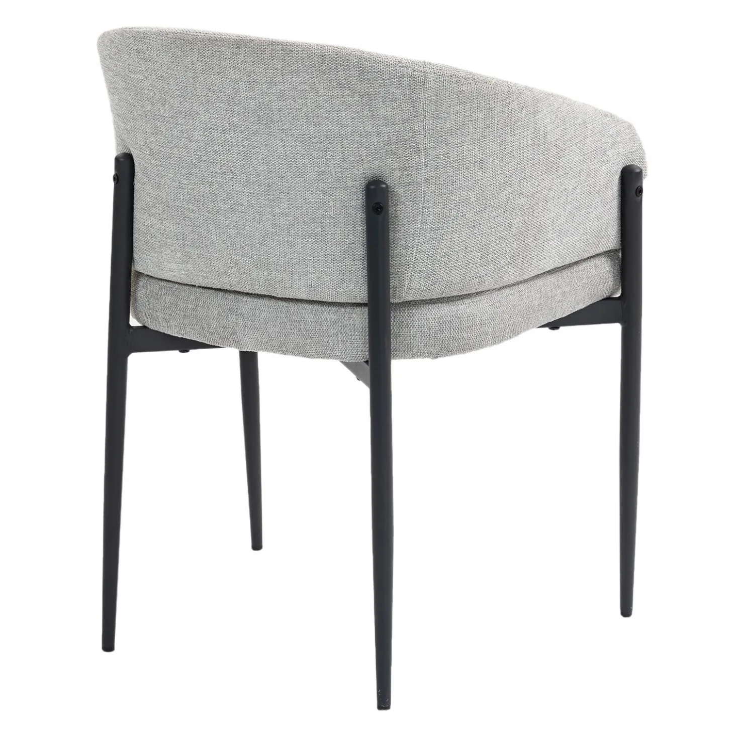 Chaises rembourrées (bte de 2) - gris