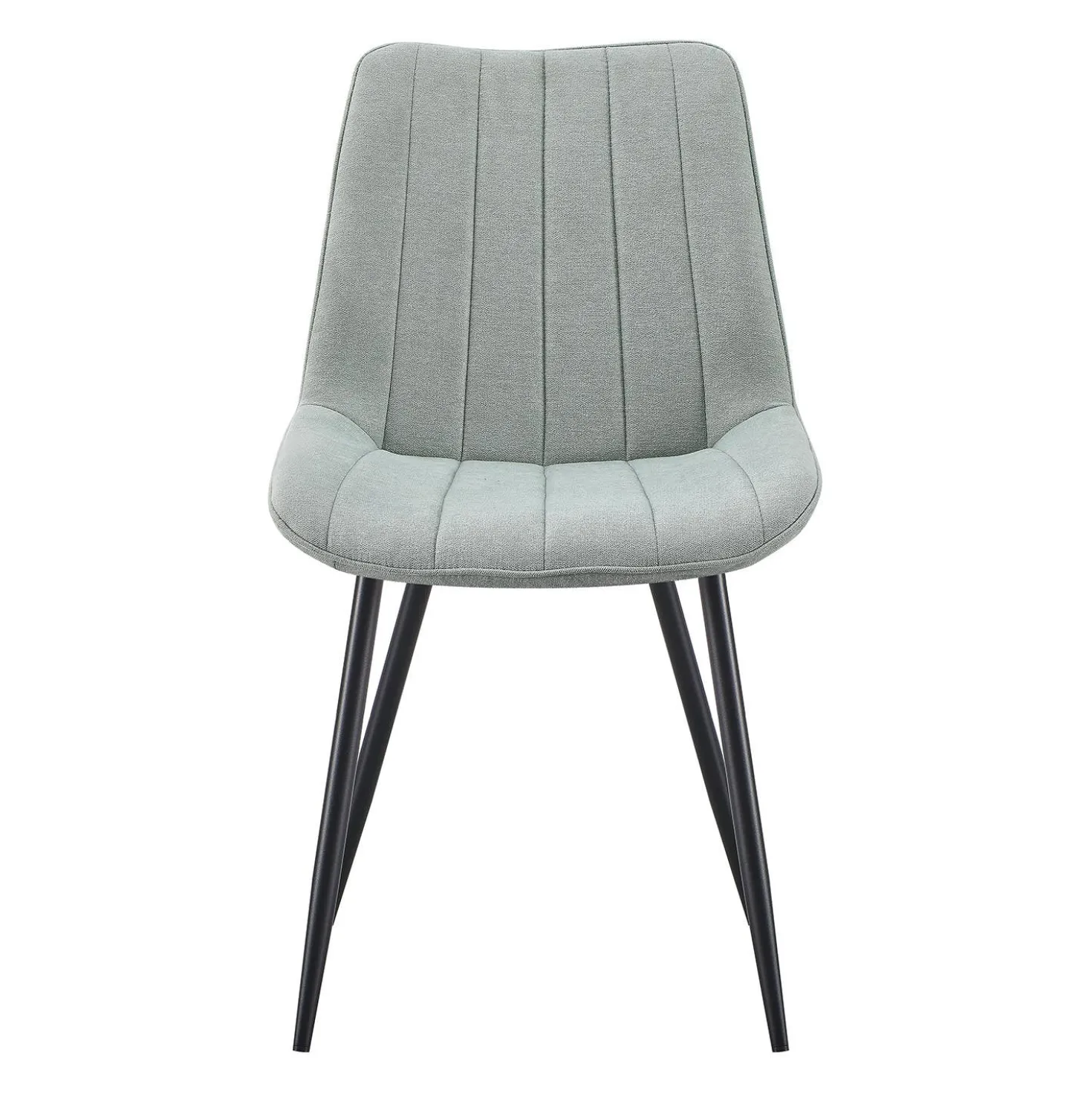 Chaises rembourrées (bte de 2) - gris