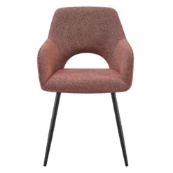 Chaises rembourrées (bte de 2) - rouille